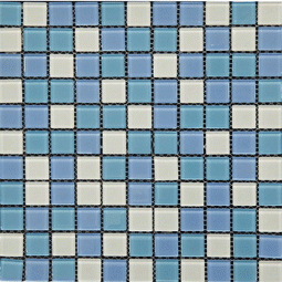 Gạch Mosaic thủy tinh ốp lát bể bơi CQMST25052